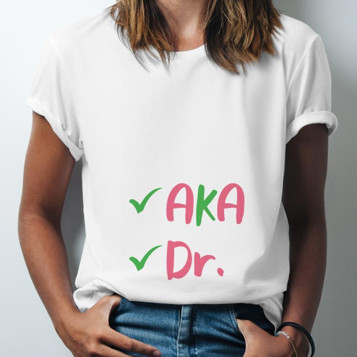 AKA Doctor Medical Worker Appreciation Graduation Unisex Jersey T-Shirt