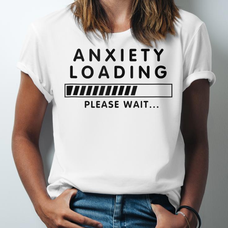 Anxiety Loading Please Wait Anti-Social Introvert Unisex Jersey T-Shirt Anxiety Loading Please Wait Anti-Social Introvert Unisex Jersey T-Shirt