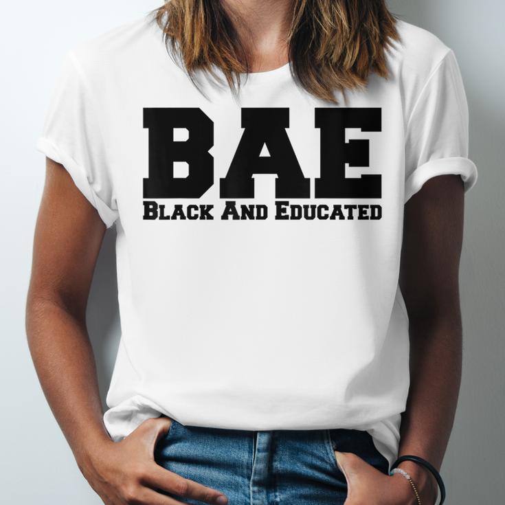 BAE And Educated Black History Month Graduation Unisex Jersey T-Shirt