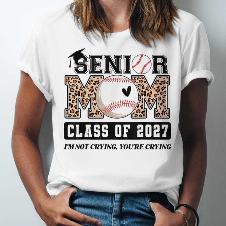 Baseball Senior Class Of 2027 Senior 2027 Graduation Women Unisex Jersey T-Shirt
