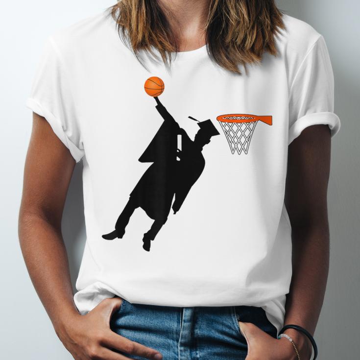 Basketball Slam Dunk Elementary Graduation 2025 6th Grade Unisex Jersey T-Shirt