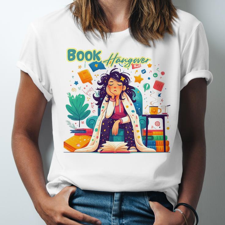Book Lover Woman Woman Book Hangover Premium Tri-Blend Unisex Jersey T-Shirt