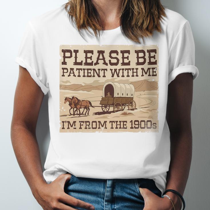Boomer Millennial Please Be Patient I'm From The 1900s Premium Unisex Jersey T-Shirt Boomer Millennial Please Be Patient I'm From The 1900s Premium Unisex Jersey T-Shirt