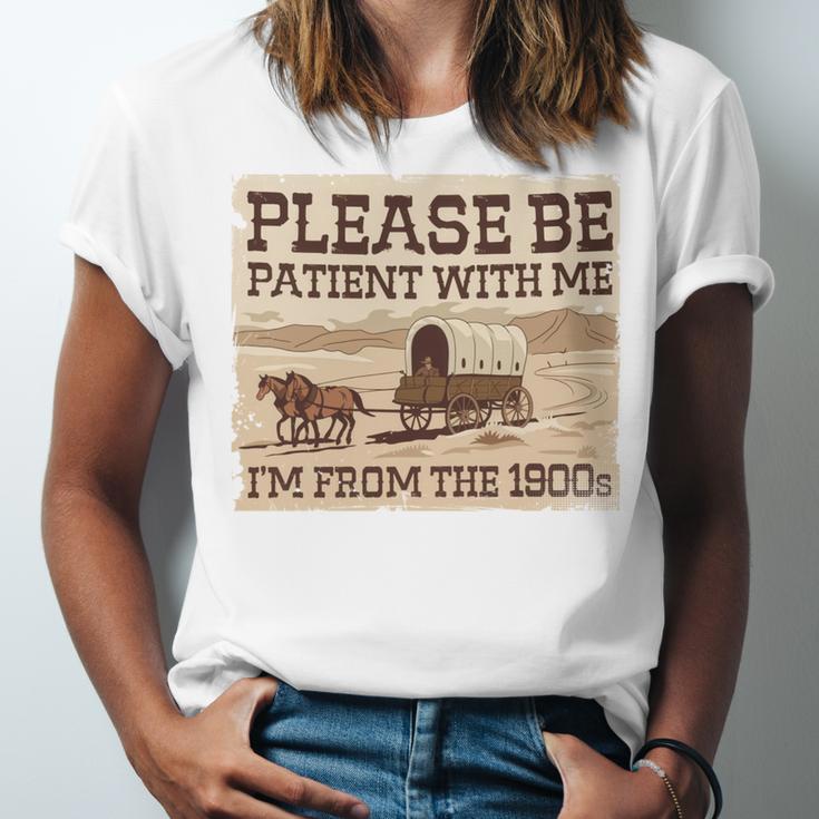 Boomer Millennial Please Be Patient I'm From The 1900s Unisex Jersey T-Shirt