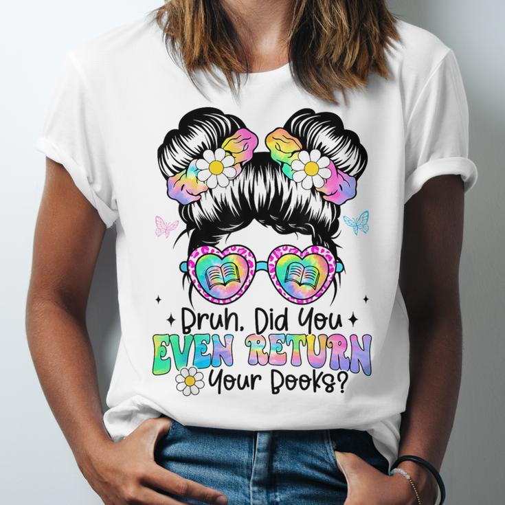 Bruh Return Your Books Reading Library Book Lovers Unisex Jersey T-Shirt Bruh Return Your Books Reading Library Book Lovers Unisex Jersey T-Shirt