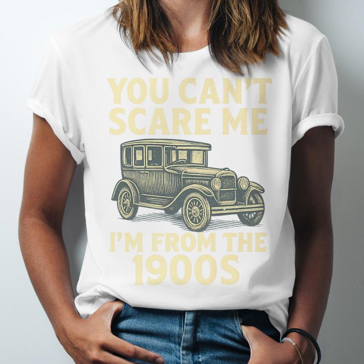 You Can't Scare Me I'm From The 1900s Retro Vintage Car Premium Unisex Jersey T-Shirt