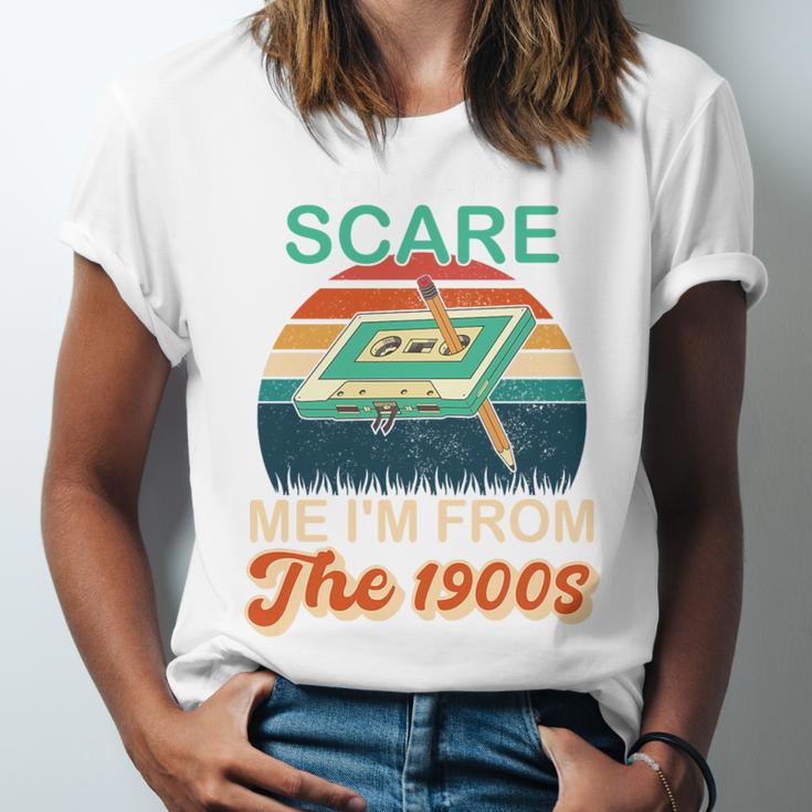 You Can't Scare Me I'm From The 1900s Retro Vintage Premium Tri-Blend Unisex Jersey T-Shirt You Can't Scare Me I'm From The 1900s Retro Vintage Premium Tri-Blend Unisex Jersey T-Shirt