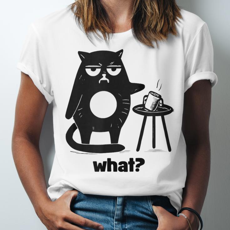 Cat What Humor Introvert Anti-Social Unisex Jersey T-Shirt Cat What Humor Introvert Anti-Social Unisex Jersey T-Shirt
