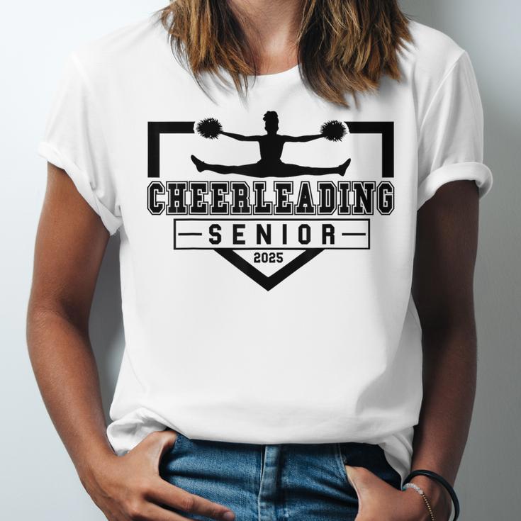Cheerleading Senior Night Cheer Senior 2025 Graduation 30 Unisex Jersey T-Shirt