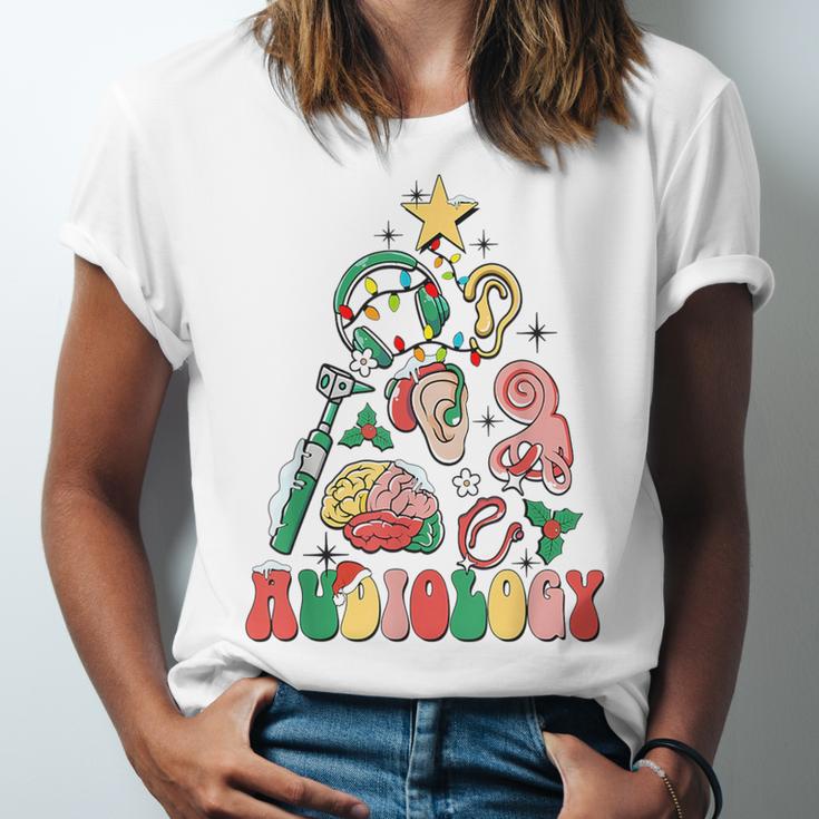 Christmas Audiology Tree Audiology Student Graduation Unisex Jersey T-Shirt