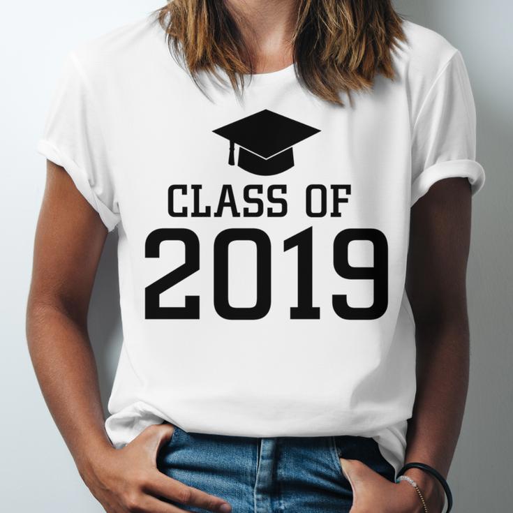 Class Of 2019 Shirt Graduation Gift Unisex Jersey T-Shirt