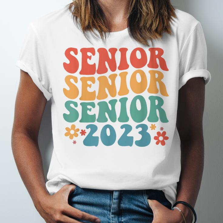 Class Of 2023 Senior 2023 Graduation Retro Seniors Unisex Jersey T-Shirt