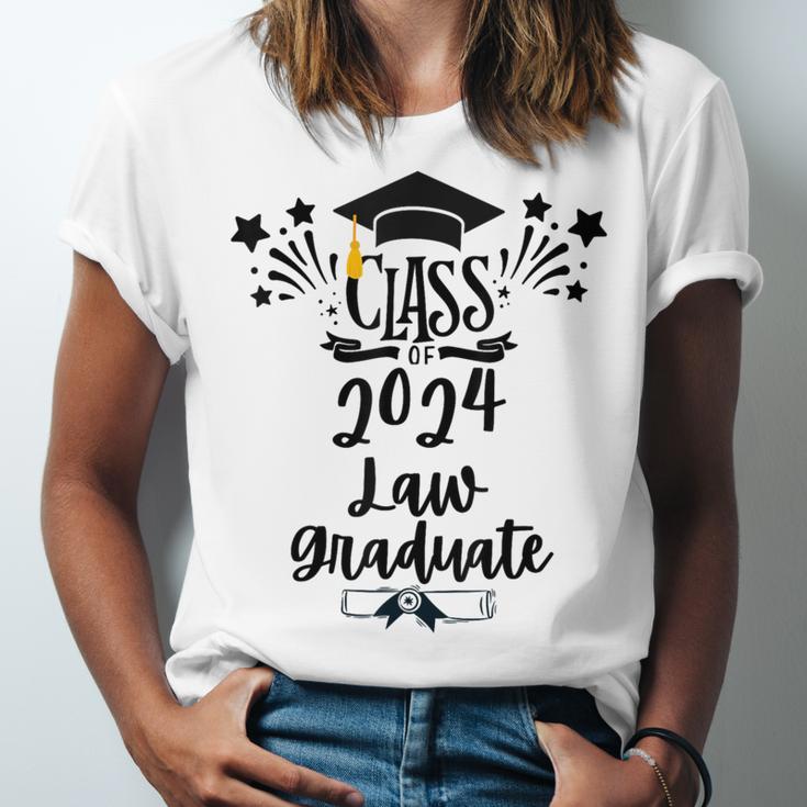Class Of 2024 Law Graduation 2024 JD Degree Law Graduate Unisex Jersey T-Shirt