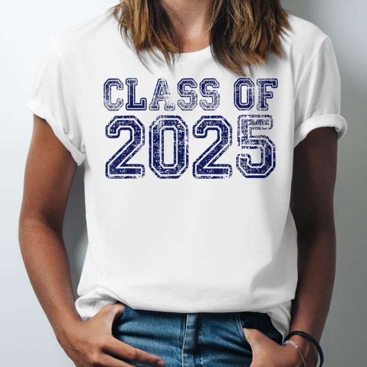 Class Of 2025 Grow With Me Future Graduation Year Unisex Jersey T-Shirt