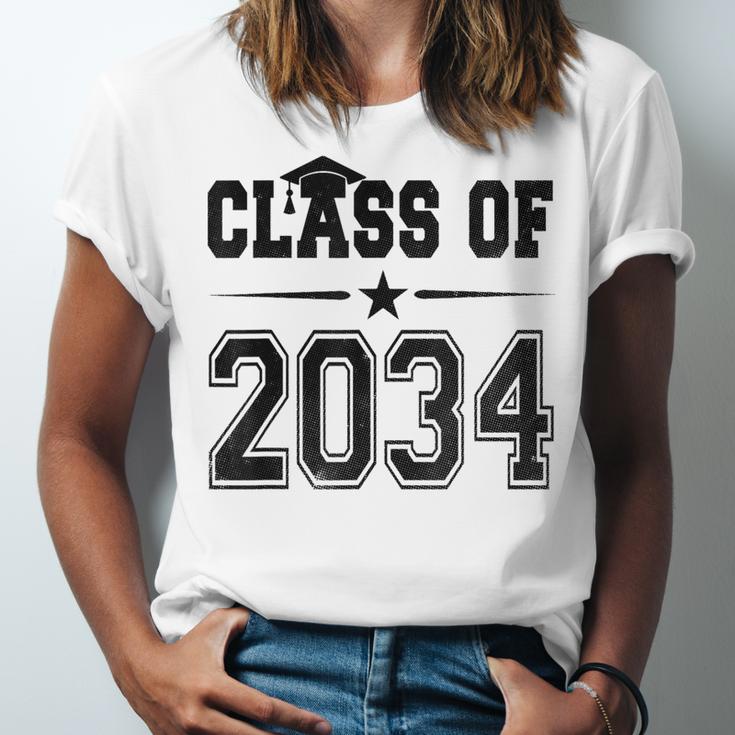 Class Of 2034 Shirt Graduation Unisex Jersey T-Shirt