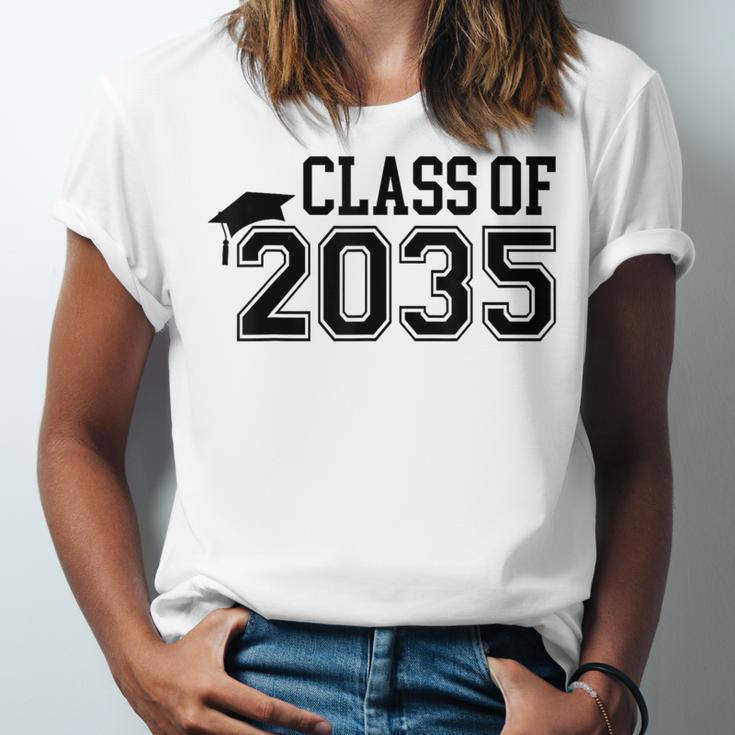 Class Of 2035 First Day Of School Graduation Unisex Jersey T-Shirt