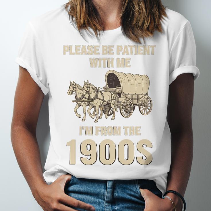 Country Please Be Patient With Me I'm From The 1900s Vintage Premium Tri-Blend Unisex Jersey T-Shirt Country Please Be Patient With Me I'm From The 1900s Vintage Premium Tri-Blend Unisex Jersey T-Shirt
