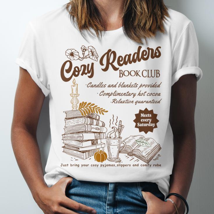 Cozy Girl Book Club Cozy Readers Book Club Unisex Jersey T-Shirt