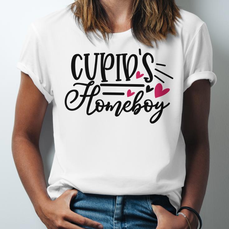 Cupid's Homebody Introvert Valentine's Day Home Unisex Jersey T-Shirt Cupid's Homebody Introvert Valentine's Day Home Unisex Jersey T-Shirt