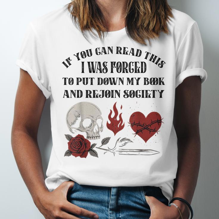 Dark Romance Bookish Merch Put My Book Down Spicy Book Women Unisex Jersey T-Shirt