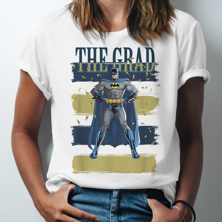 DC Comics Graduation Batman The Grad Power Stance Unisex Jersey T-Shirt
