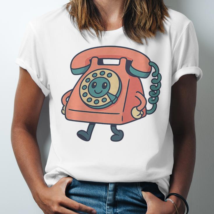 Dial It Back Retro Tech Nostalgia Vintage Premium Tri-Blend Unisex Jersey T-Shirt