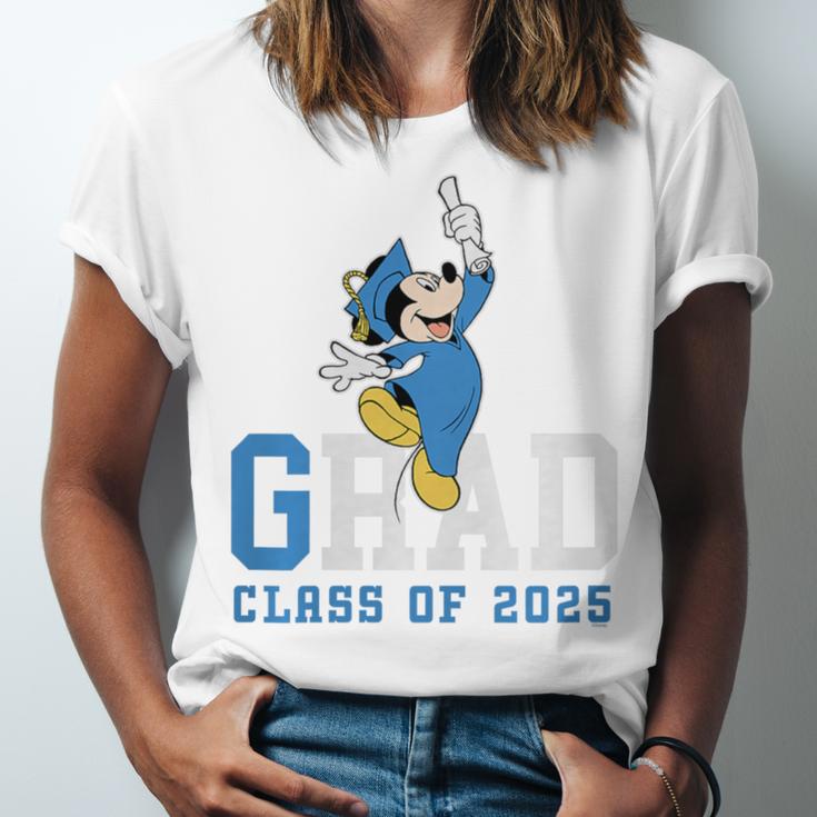 Disney Mickey Mouse 2025 Graduation Class Of '25 Rad Grad Premium Tri-Blend Unisex Jersey T-Shirt