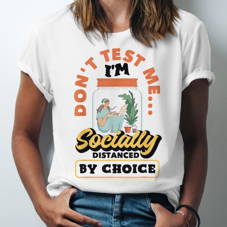 Don't Test Me Introvert's Unisex Jersey T-Shirt Don't Test Me Introvert's Unisex Jersey T-Shirt
