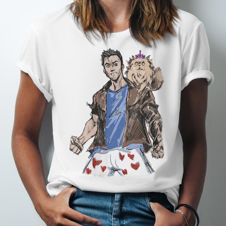 Dungeon Crawler Carl Sketchbook Princess Donut And Carl Book Unisex Jersey T-Shirt Dungeon Crawler Carl Sketchbook Princess Donut And Carl Book Unisex Jersey T-Shirt