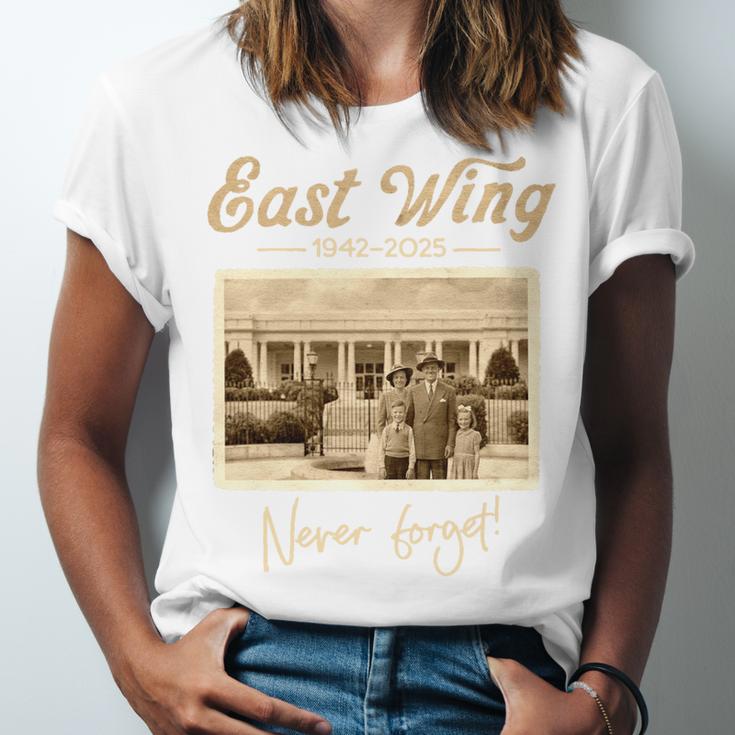 East Wing Never Forget American Vintage Nostalgia Premium Tri-Blend Unisex Jersey T-Shirt East Wing Never Forget American Vintage Nostalgia Premium Tri-Blend Unisex Jersey T-Shirt