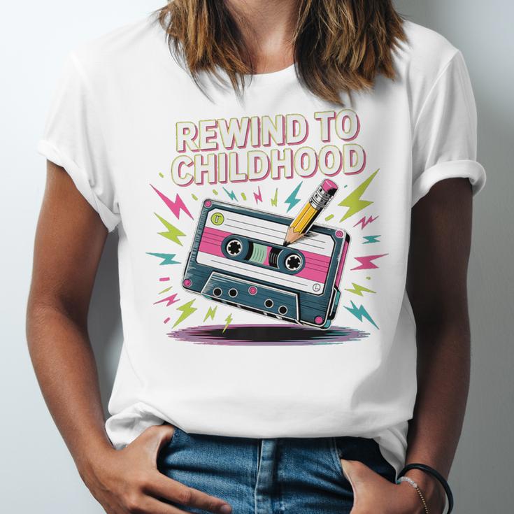 Elder Millennials Embracing 90s Rewind Nostalgia Vibes Premium Unisex Jersey T-Shirt