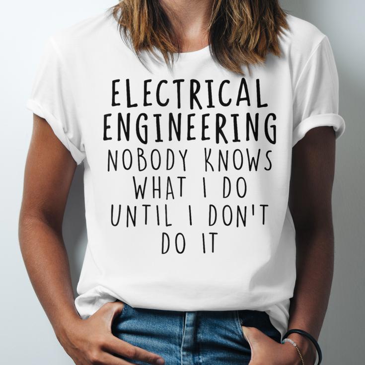 Electrical Engineering Tees Women's Electrical Engineer Modern Classic Casual Small Graduation T-Shirt Unisex Jersey T-Shirt