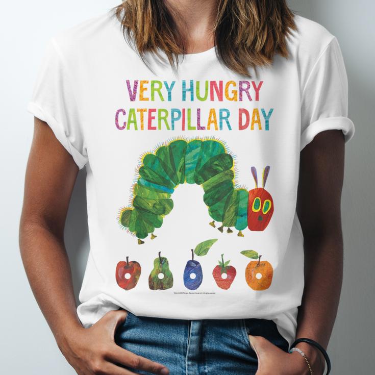 Eric Carle Very Hungry Caterpillar Day Children's Book Unisex Jersey T-Shirt