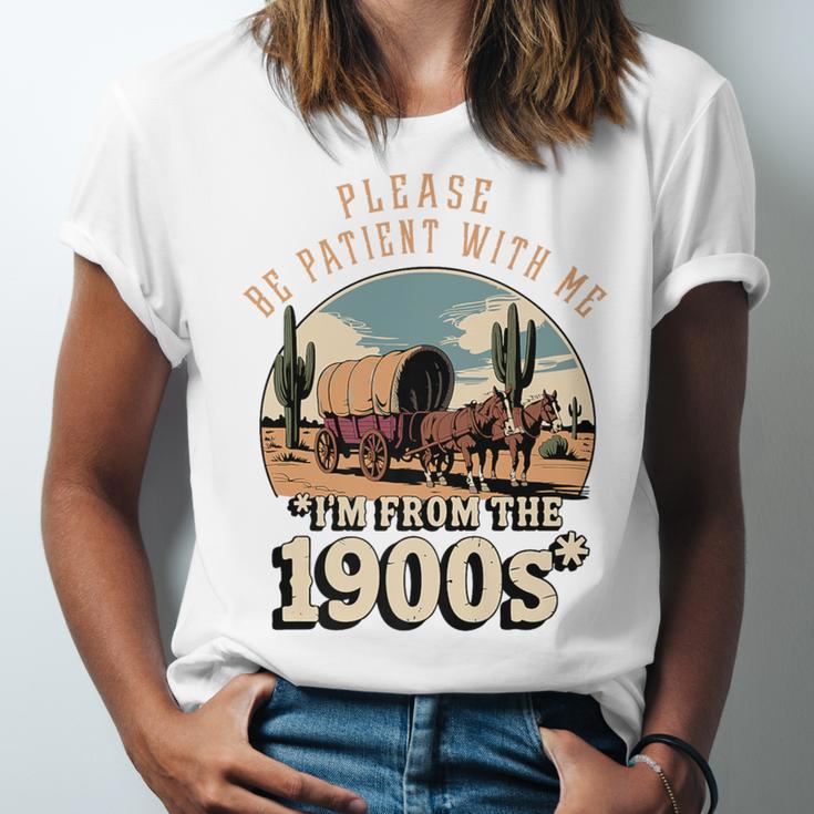 Father’s Day Please Be Patient With Me I'm From The 1900s Premium Unisex Jersey T-Shirt