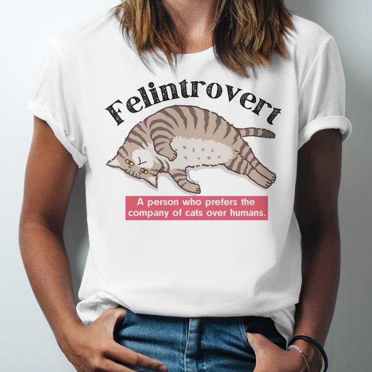 Felinetrovert CAT Lover Kitten CATS Funny Meme Introvert Pet Unisex Jersey T-Shirt Felinetrovert CAT Lover Kitten CATS Funny Meme Introvert Pet Unisex Jersey T-Shirt