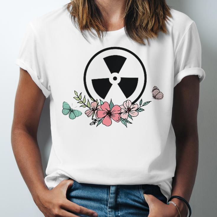 Floral Rad Tech Radiology Graduation X-Ray Tech Unisex Jersey T-Shirt