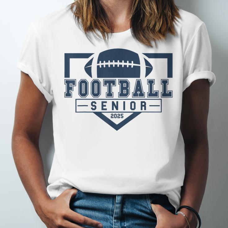 Football Senior Night Football Senior 2025 Graduation 44 Unisex Jersey T-Shirt