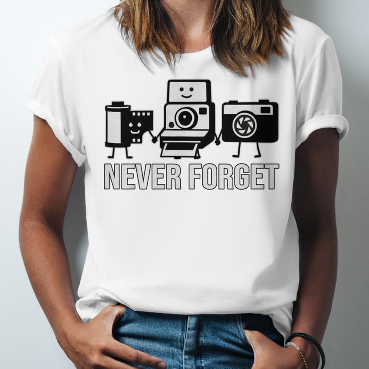 Never Forget Retro Camera Photography Nostalgia Premium Tri-Blend Unisex Jersey T-Shirt Never Forget Retro Camera Photography Nostalgia Premium Tri-Blend Unisex Jersey T-Shirt
