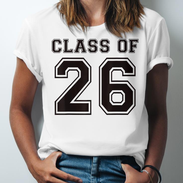 Freshman Class Of 2026 High School Senior Graduation Unisex Jersey T-Shirt