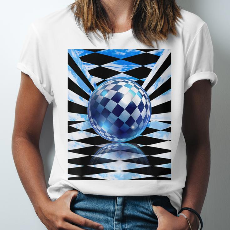 Frutiger Aero Aesthetic Tech Checkered Room Orb Sky Raglan Baseball Tee Unisex Jersey T-Shirt Frutiger Aero Aesthetic Tech Checkered Room Orb Sky Raglan Baseball Tee Unisex Jersey T-Shirt
