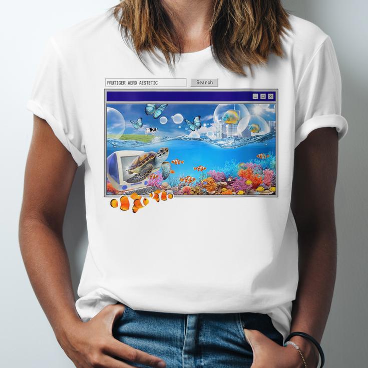Frutiger Aero Y2k 2000s Unisex Jersey T-Shirt