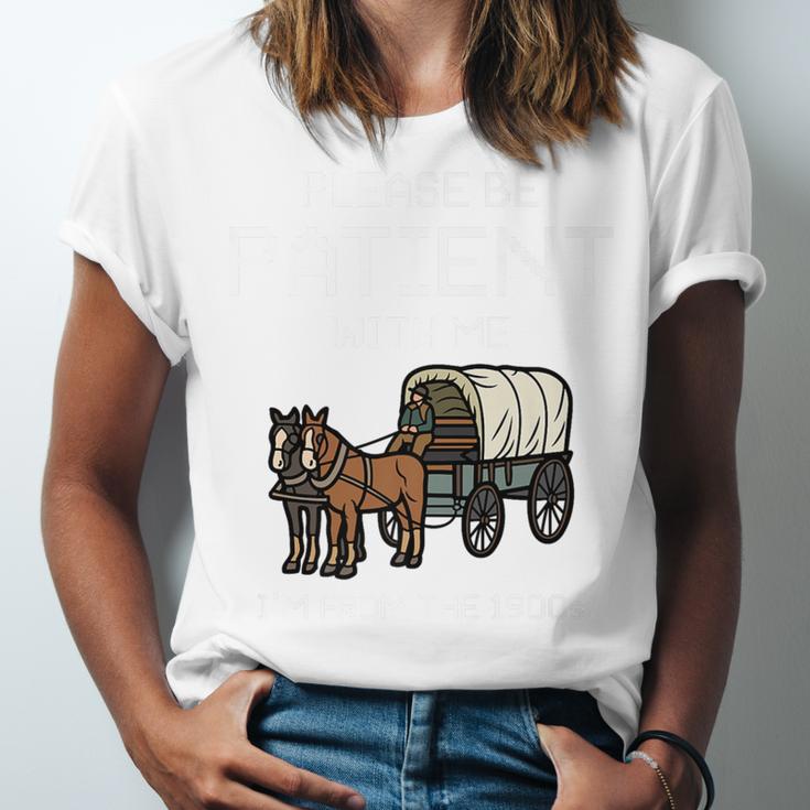 Funny Please Be Patient With Me I'm From The 1900s Premium Unisex Jersey T-Shirt Funny Please Be Patient With Me I'm From The 1900s Premium Unisex Jersey T-Shirt