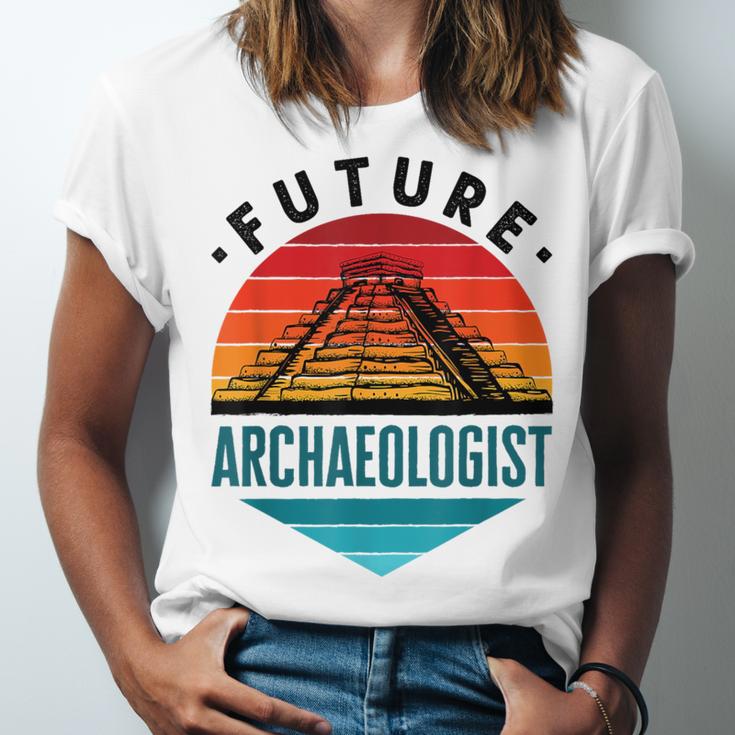 Future Archaeologist Pyramid Archaeology Student Graduation Unisex Jersey T-Shirt