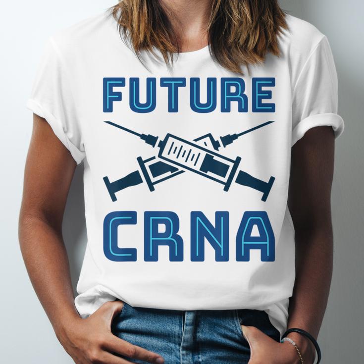 Future CRNA Nurse Anesthetist Student Nursing RN Graduation Unisex Jersey T-Shirt