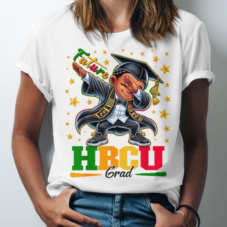 Future HBCU Grad Dabbing Kid Graduation For Boys Kids Unisex Jersey T-Shirt