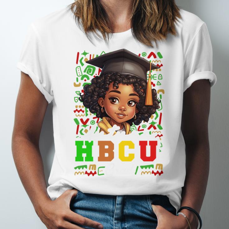 Future HBCU Grad Girl Kids Graduation HBCU College Unisex Jersey T-Shirt