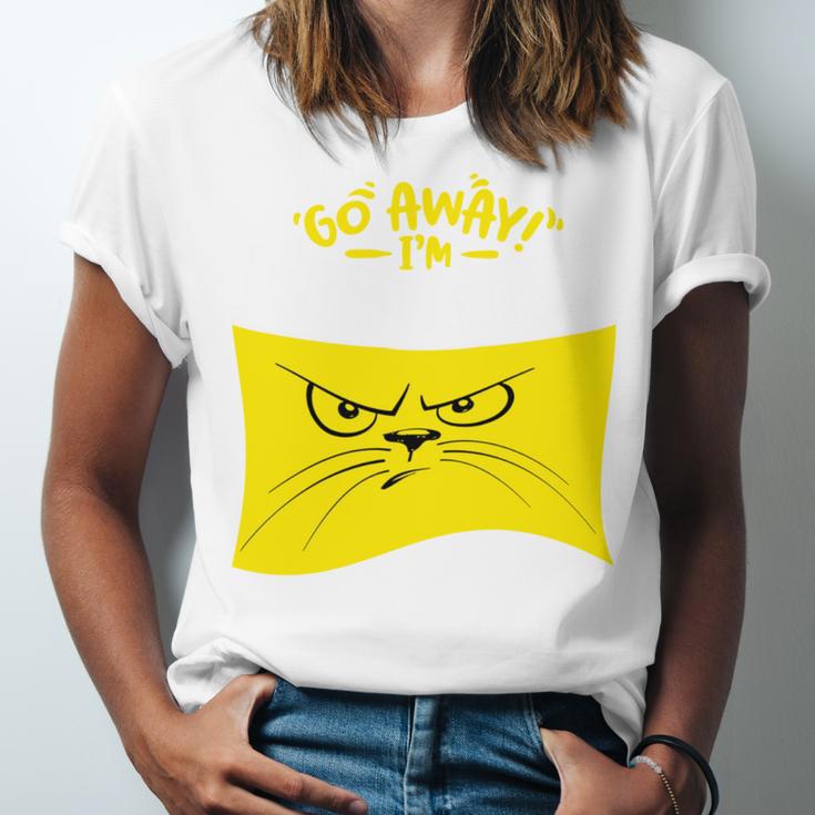 Go Away I'm Introverting Antisocial Shy Introvert Unisex Jersey T-Shirt Go Away I'm Introverting Antisocial Shy Introvert Unisex Jersey T-Shirt