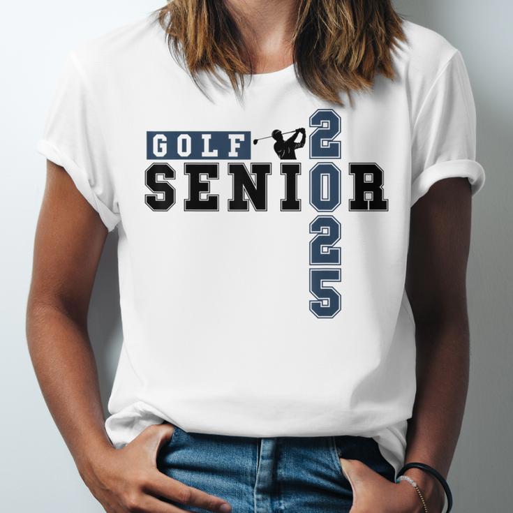 Golf Senior Night Golf Senior 2025 Graduation 63 Unisex Jersey T-Shirt