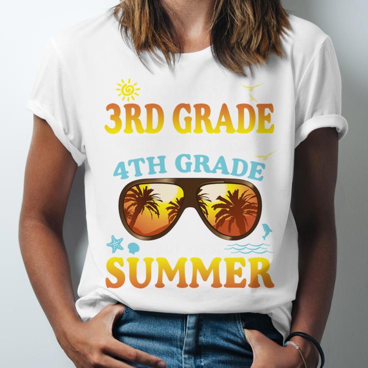 Goodbye 3rd Grade Graduation To 4th Grade First Summer Beach Unisex Jersey T-Shirt