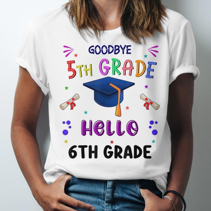Goodbye 5th Grade Graduation 2025 6th Grade Graduate Kids Unisex Jersey T-Shirt